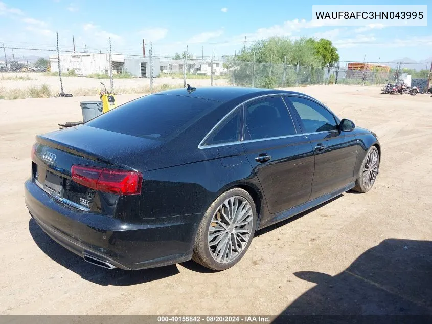 2017 Audi A6 2.0T Premium VIN: WAUF8AFC3HN043995 Lot: 40155842