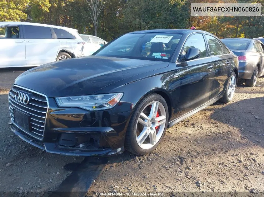 2017 Audi A6 2.0T Premium VIN: WAUF8AFCXHN060826 Lot: 40414984