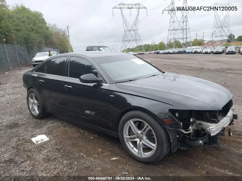 2017 Audi A6 2.0T Premium VIN: WAUG8AFC2HN120005 Lot: 40448791