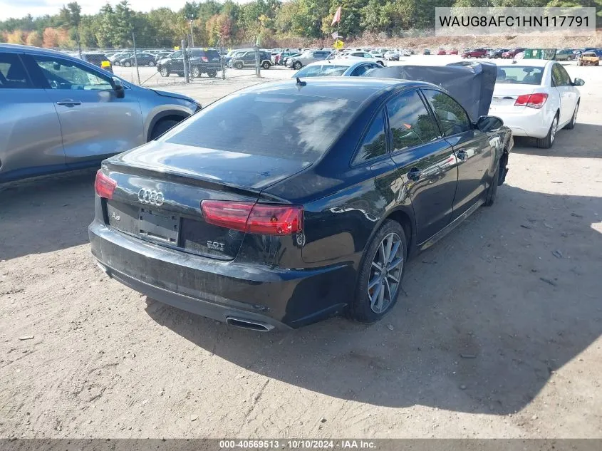 WAUG8AFC1HN117791 2017 Audi A6 2.0T Premium