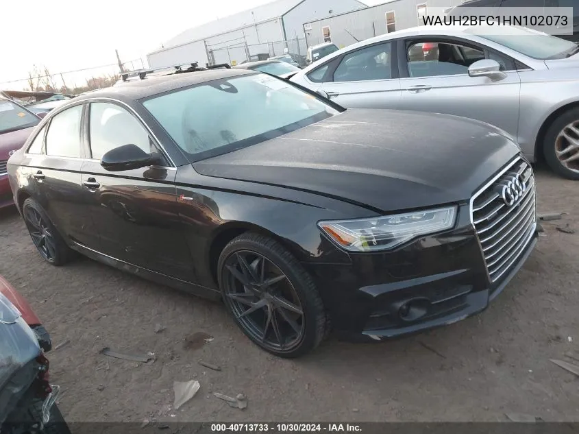 2017 Audi A6 3.0T Premium Plus VIN: WAUH2BFC1HN102073 Lot: 40713733