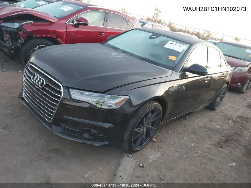 2017 Audi A6 3.0T Premium Plus VIN: WAUH2BFC1HN102073 Lot: 40713733