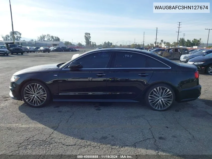 2017 Audi A6 2.0T Premium VIN: WAUG8AFC3HN127674 Lot: 40885688