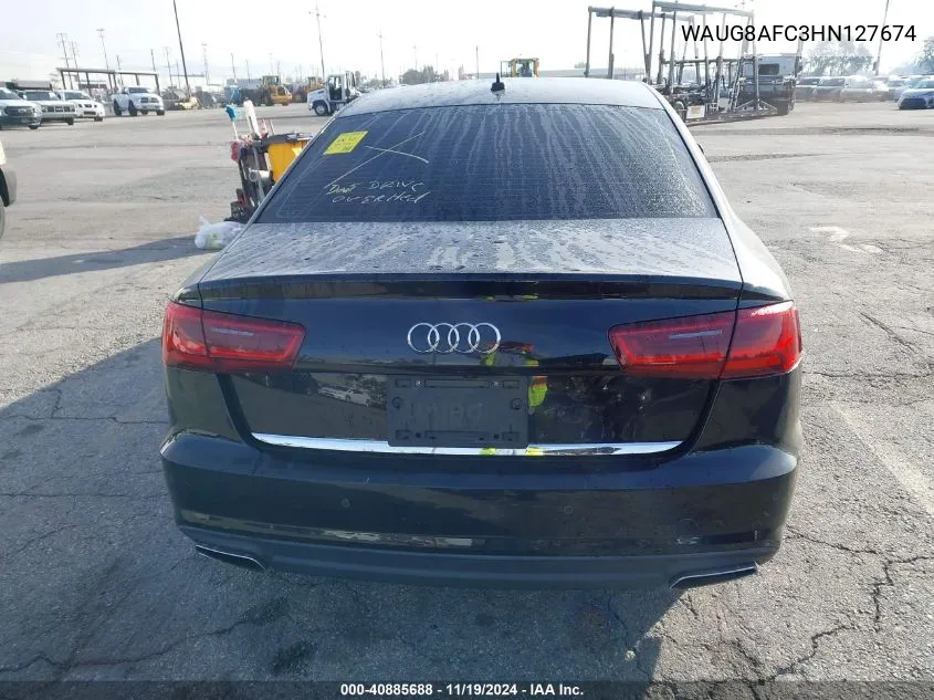 2017 Audi A6 2.0T Premium VIN: WAUG8AFC3HN127674 Lot: 40885688