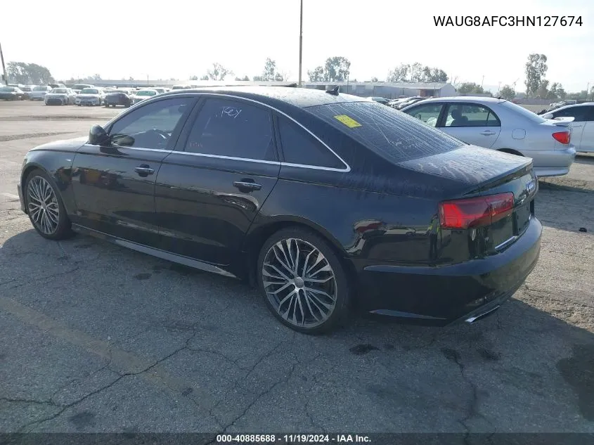 2017 Audi A6 2.0T Premium VIN: WAUG8AFC3HN127674 Lot: 40885688