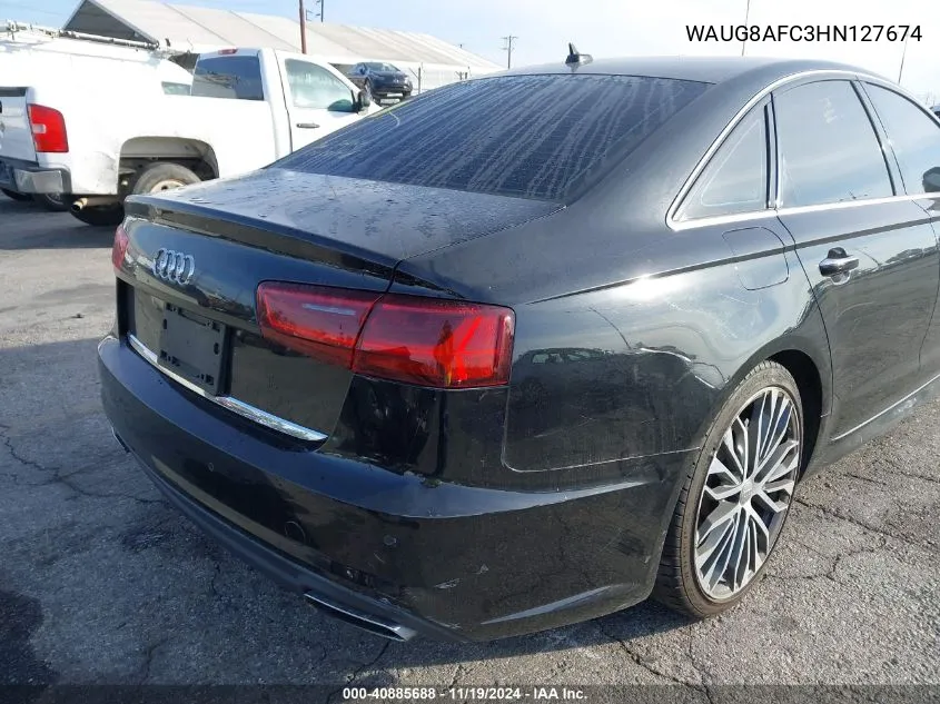 2017 Audi A6 2.0T Premium VIN: WAUG8AFC3HN127674 Lot: 40885688