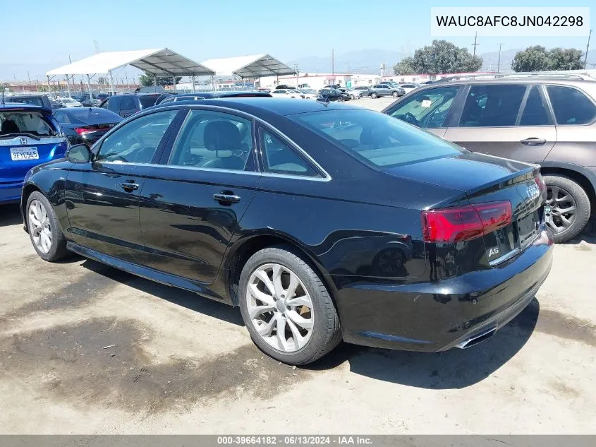 2018 Audi A6 2.0T Premium/2.0T Sport VIN: WAUC8AFC8JN042298 Lot: 39664182