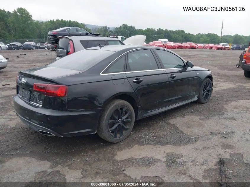 2018 Audi A6 2.0T Premium VIN: WAUG8AFC3JN056126 Lot: 39801060