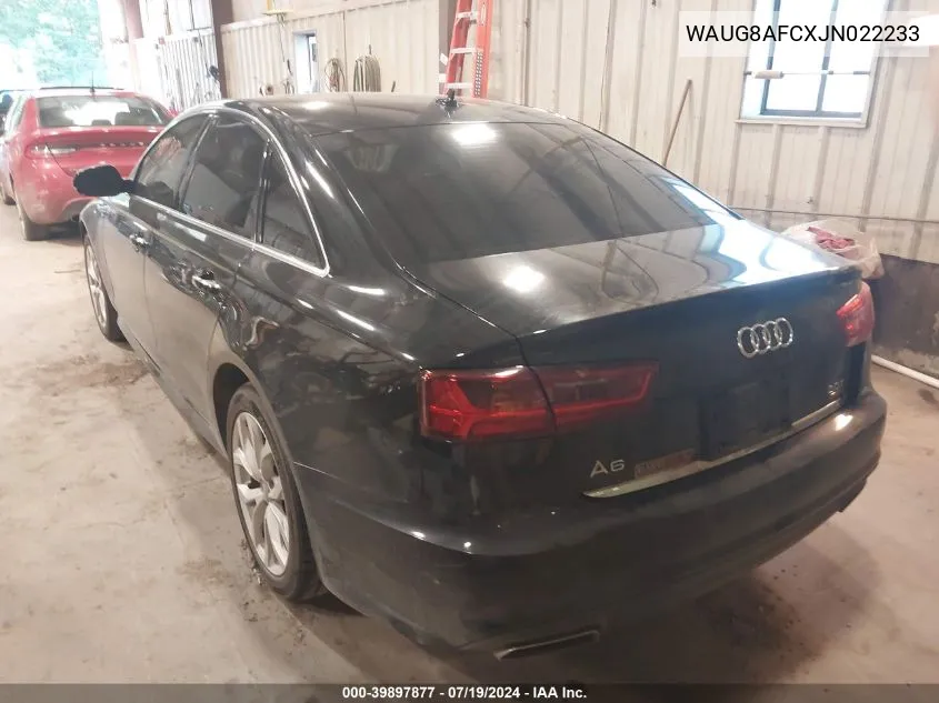 WAUG8AFCXJN022233 2018 Audi A6 2.0T Premium