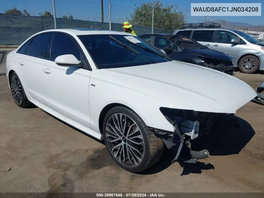 WAUD8AFC1JN034208 2018 Audi A6 2.0T Premium