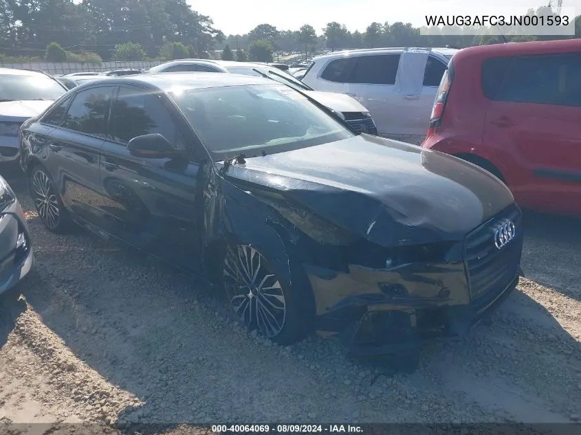 WAUG3AFC3JN001593 2018 Audi A6 3.0T Premium