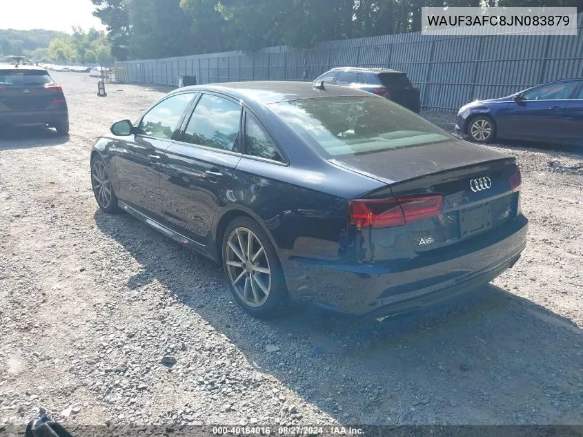 2018 Audi A6 3.0T Premium/3.0T Sport VIN: WAUF3AFC8JN083879 Lot: 40164016