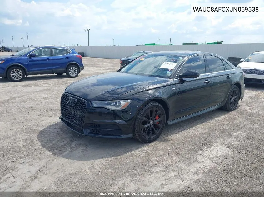 WAUC8AFCXJN059538 2018 Audi A6 2.0T Premium/2.0T Sport