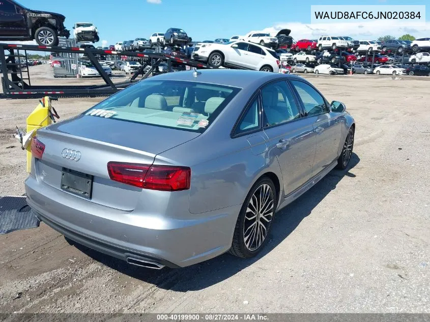 2018 Audi A6 2.0T Premium VIN: WAUD8AFC6JN020384 Lot: 40199900