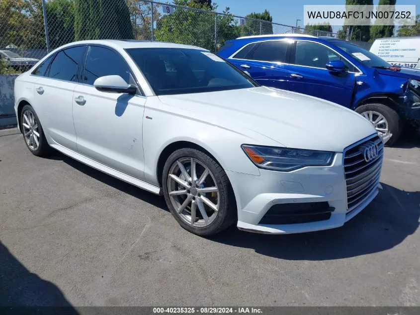 2018 Audi A6 2.0T Premium VIN: WAUD8AFC1JN007252 Lot: 40235325