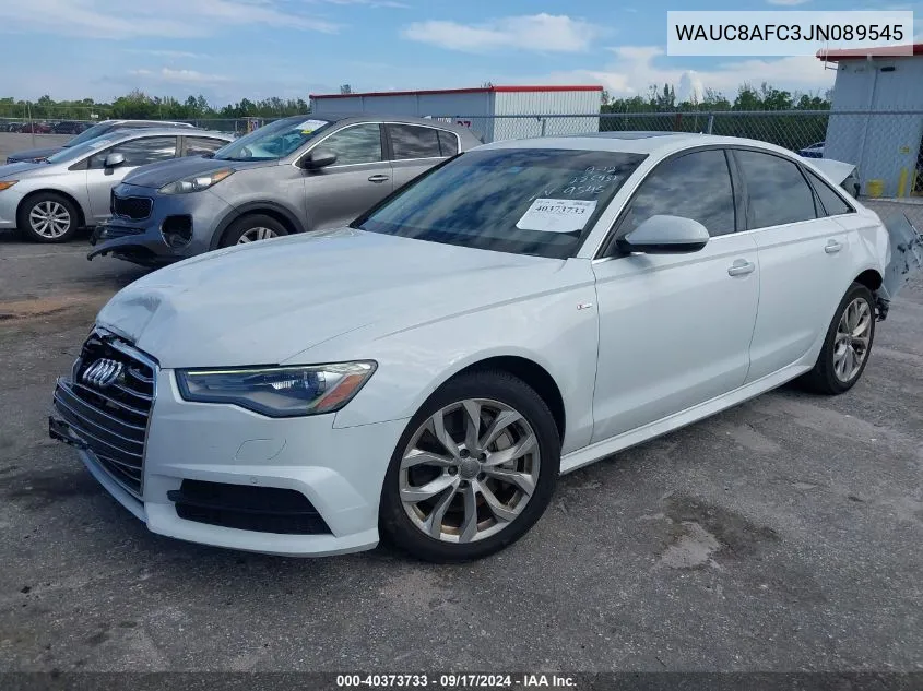 WAUC8AFC3JN089545 2018 Audi A6 Premium/Sport