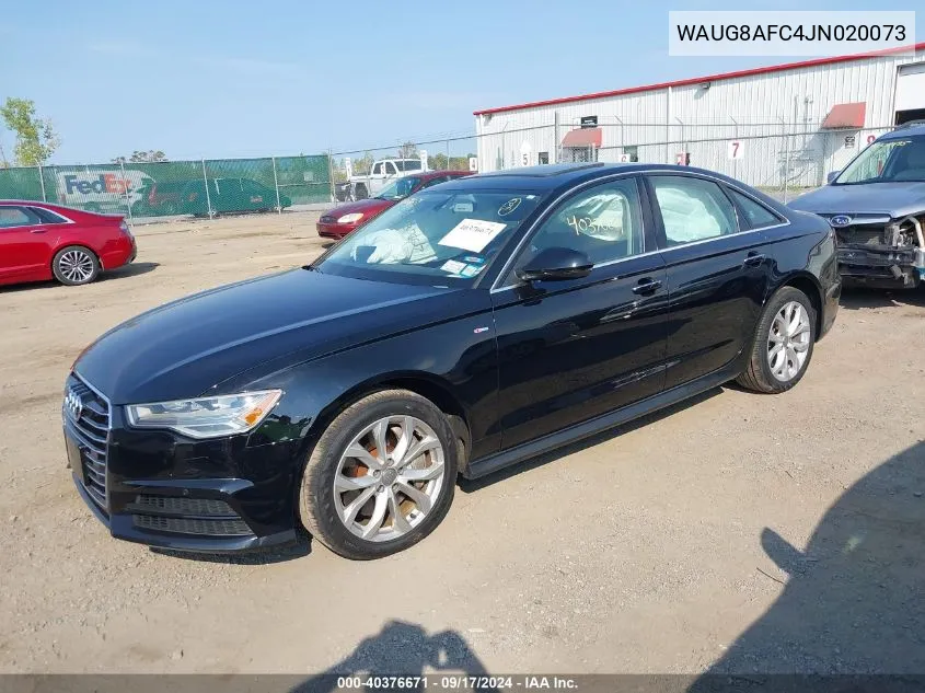 WAUG8AFC4JN020073 2018 Audi A6 2.0T Premium