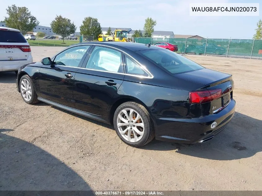 2018 Audi A6 2.0T Premium VIN: WAUG8AFC4JN020073 Lot: 40376671