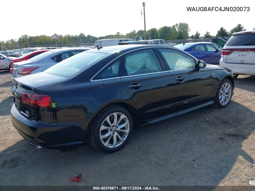 WAUG8AFC4JN020073 2018 Audi A6 2.0T Premium