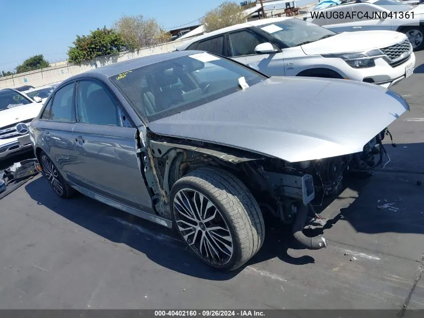 2018 Audi A6 2.0T Premium VIN: WAUG8AFC4JN041361 Lot: 40402160