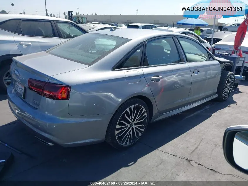 2018 Audi A6 2.0T Premium VIN: WAUG8AFC4JN041361 Lot: 40402160