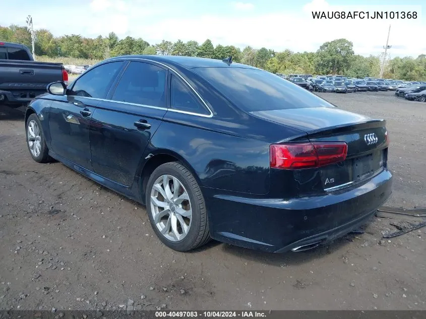 2018 Audi A6 2.0T Premium VIN: WAUG8AFC1JN101368 Lot: 40497083