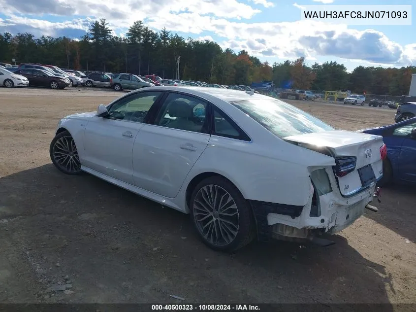 2018 Audi A6 3.0T Premium VIN: WAUH3AFC8JN071093 Lot: 40500323