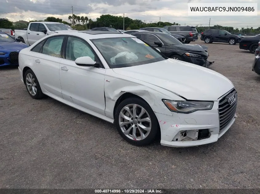 2018 Audi A6 2.0T Premium/2.0T Sport VIN: WAUC8AFC9JN009486 Lot: 40714998