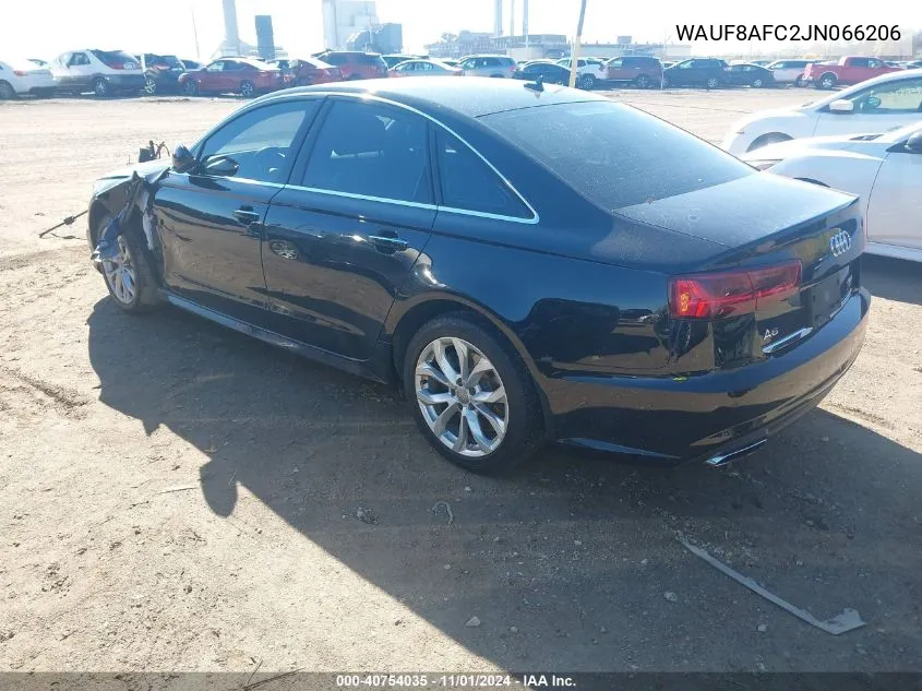 2018 Audi A6 2.0T Premium/2.0T Sport VIN: WAUF8AFC2JN066206 Lot: 40754035