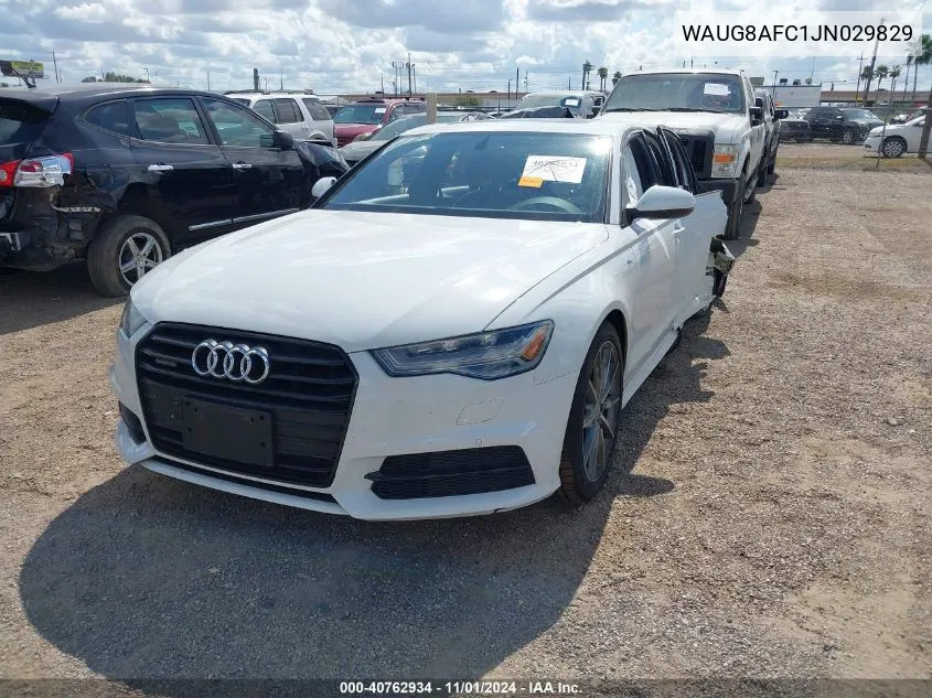 2018 Audi A6 2.0T Premium VIN: WAUG8AFC1JN029829 Lot: 40762934