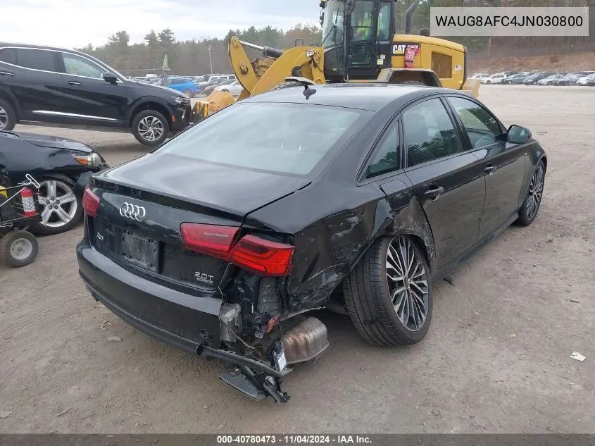 2018 Audi A6 2.0T Premium VIN: WAUG8AFC4JN030800 Lot: 40780473