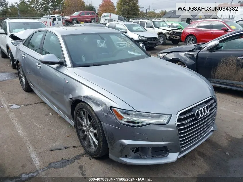 2018 Audi A6 2.0T Premium VIN: WAUG8AFCXJN034382 Lot: 40785984