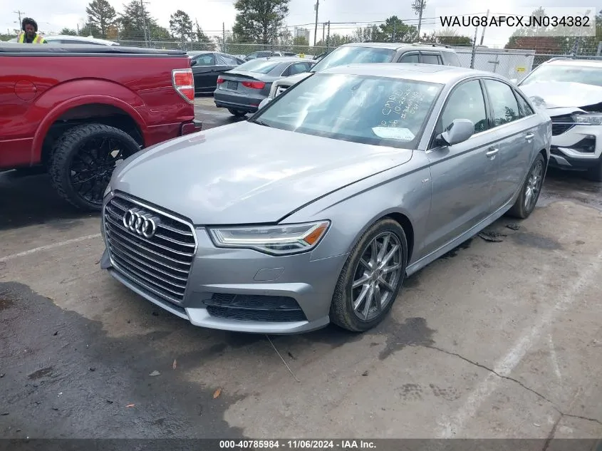 2018 Audi A6 2.0T Premium VIN: WAUG8AFCXJN034382 Lot: 40785984