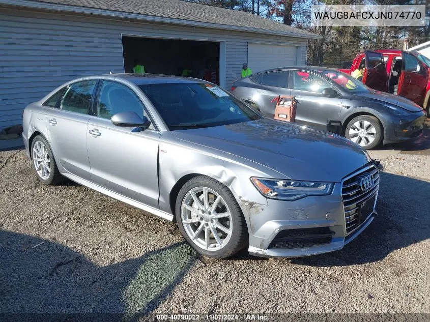 2018 Audi A6 2.0T Premium VIN: WAUG8AFCXJN074770 Lot: 40790022