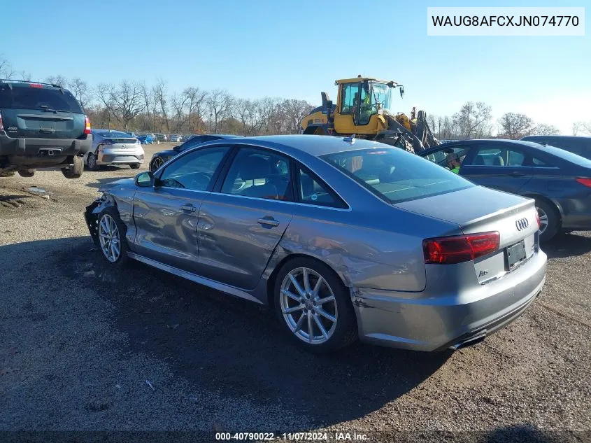 2018 Audi A6 2.0T Premium VIN: WAUG8AFCXJN074770 Lot: 40790022