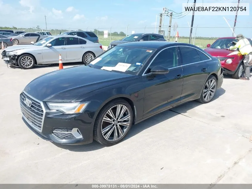 2019 Audi A6 45 Premium VIN: WAUE8AF22KN120754 Lot: 39978131