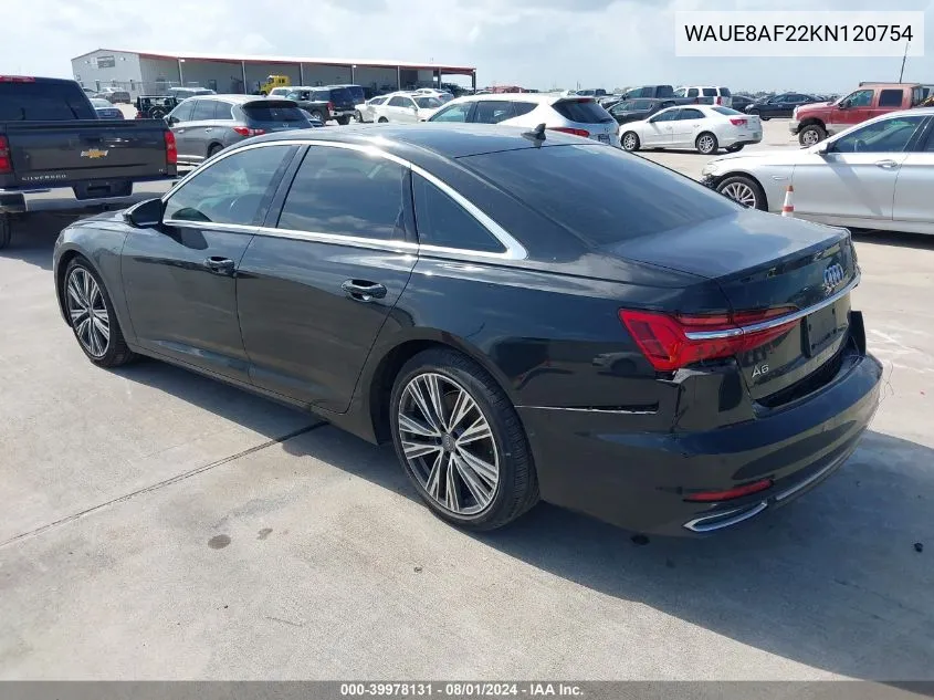 2019 Audi A6 45 Premium VIN: WAUE8AF22KN120754 Lot: 39978131