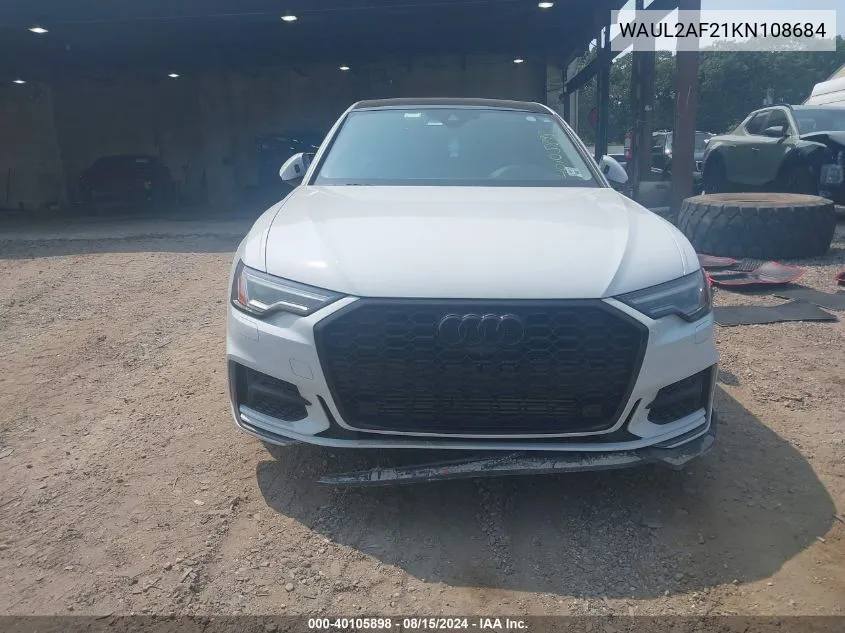 2019 Audi A6 55 Premium VIN: WAUL2AF21KN108684 Lot: 40105898