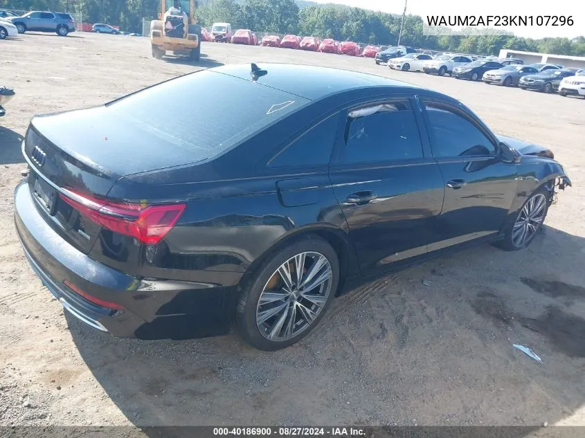 2019 Audi A6 55 Premium VIN: WAUM2AF23KN107296 Lot: 40186900