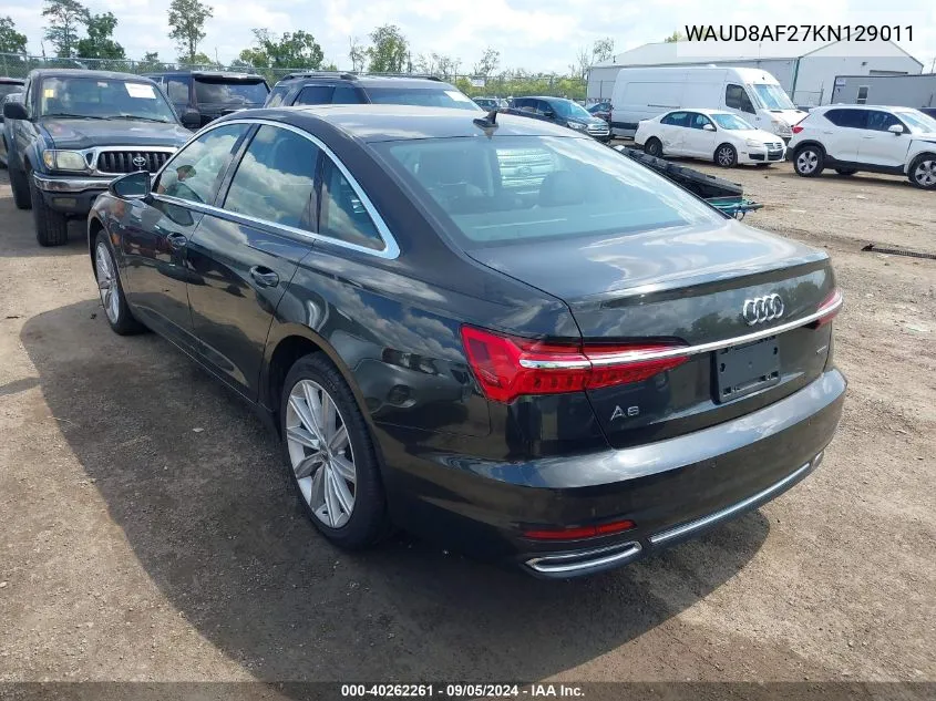 2019 Audi A6 45 Premium VIN: WAUD8AF27KN129011 Lot: 40262261