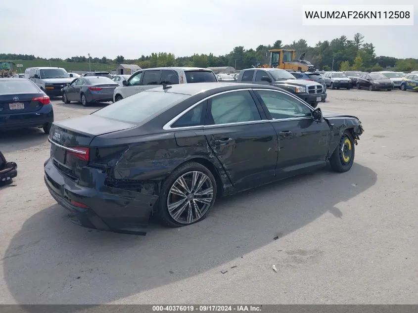 WAUM2AF26KN112508 2019 Audi A6 55 Premium