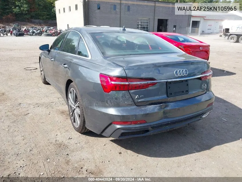 WAUL2AF25KN105965 2019 Audi A6 55 Premium