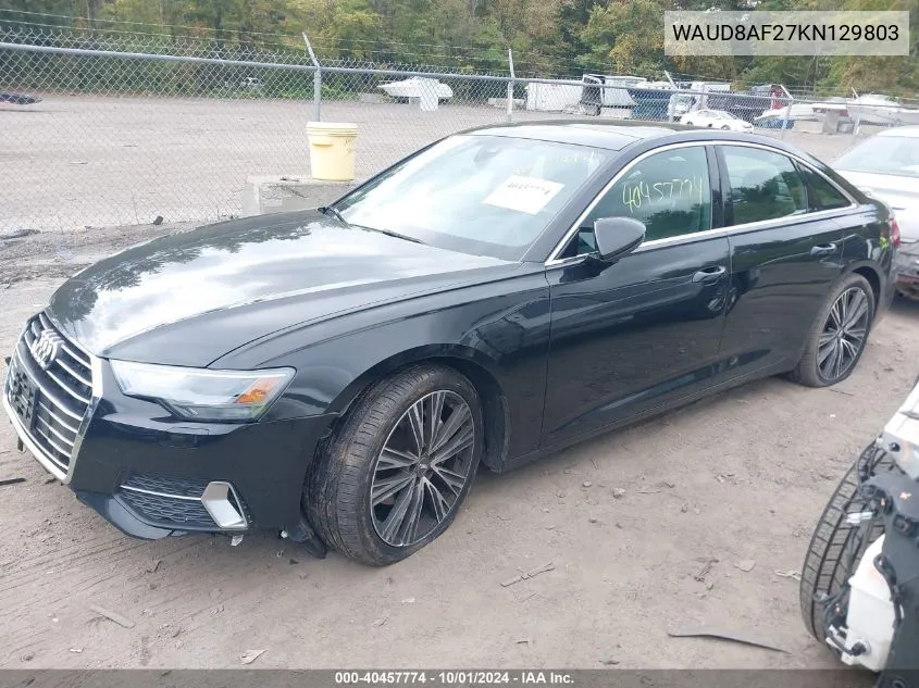 2019 Audi A6 45 Premium VIN: WAUD8AF27KN129803 Lot: 40457774