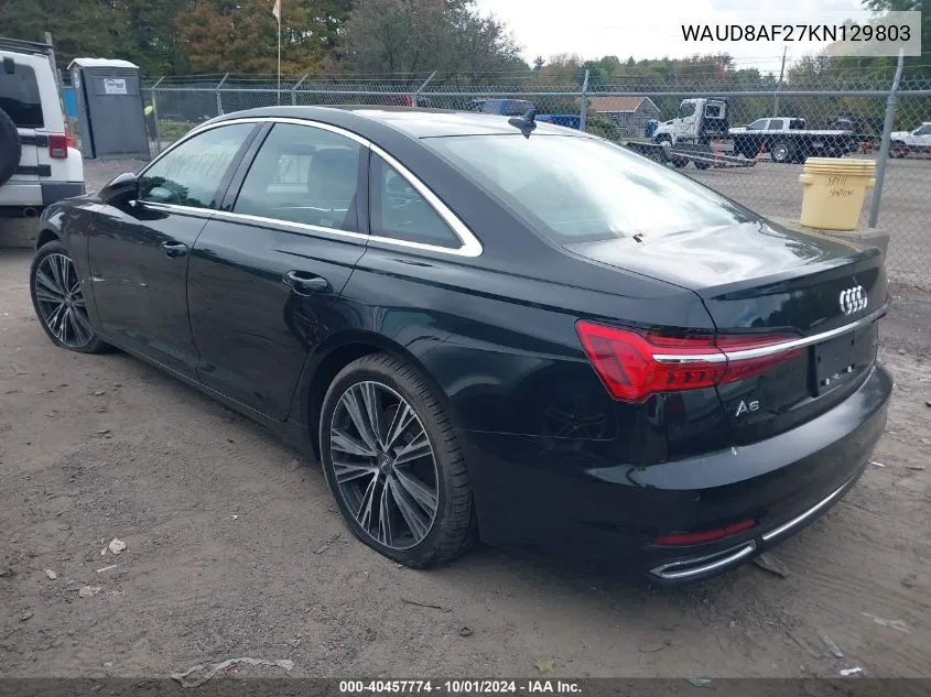 2019 Audi A6 45 Premium VIN: WAUD8AF27KN129803 Lot: 40457774