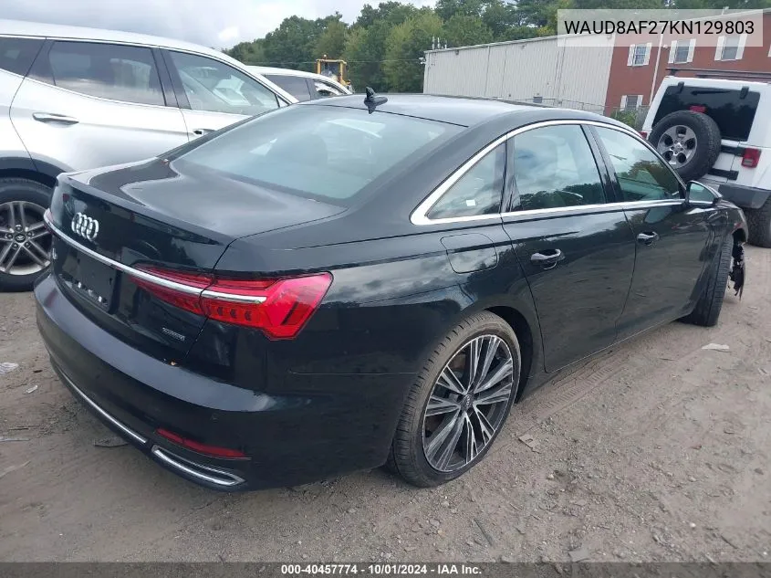 2019 Audi A6 45 Premium VIN: WAUD8AF27KN129803 Lot: 40457774