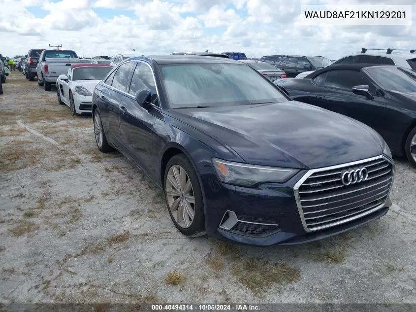 2019 Audi A6 Premium VIN: WAUD8AF21KN129201 Lot: 40494314