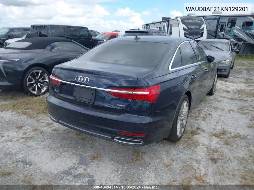 2019 Audi A6 Premium VIN: WAUD8AF21KN129201 Lot: 40494314