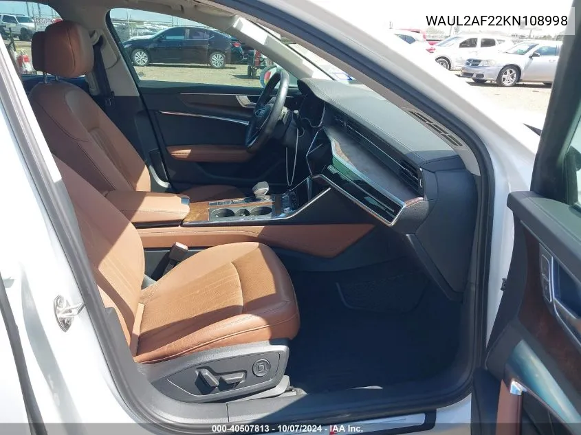 2019 Audi A6 55 Premium VIN: WAUL2AF22KN108998 Lot: 40507813