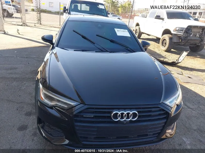 2019 Audi A6 45 Premium VIN: WAUE8AF22KN124030 Lot: 40753015