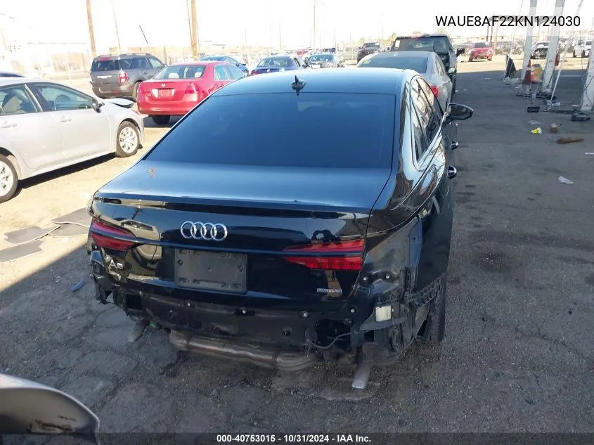 2019 Audi A6 45 Premium VIN: WAUE8AF22KN124030 Lot: 40753015